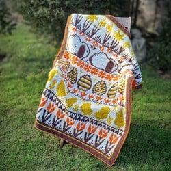 Spring into easter blanket Retro Haakpakket - Inclusief Digitaal Patroon