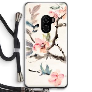 Japanse bloemen: Xiaomi Mi Mix 2 Transparant Hoesje met koord