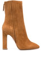 Aquazzura bottes Joplin 105 mm à bout en amande - Marron - thumbnail