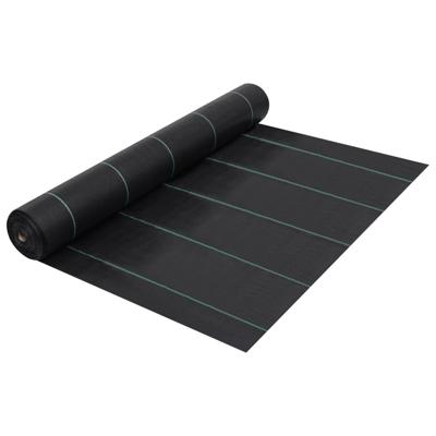 VidaXL Worteldoek 1x10 m pp zwart