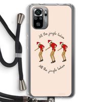 Jingle Ladies: Xiaomi Redmi Note 10S Transparant Hoesje met koord