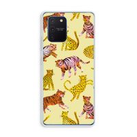 Cute Tigers and Leopards: Samsung Galaxy Note 10 Lite Transparant Hoesje