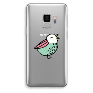 Birdy: Samsung Galaxy S9 Transparant Hoesje