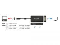 DeLOCK 63925 USB-C/VGA+HDMI+DVI - thumbnail