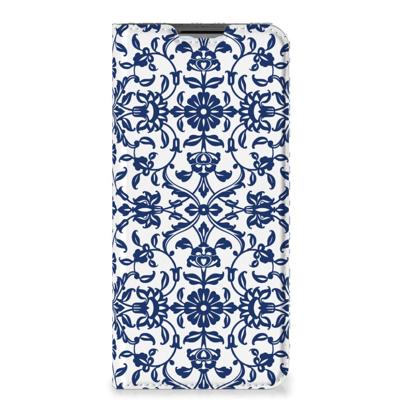 OPPO A54s | A16 | A16s Smart Cover Flower Blue OPPO A54s | A16 | A16s Smart Cover Flower Blue