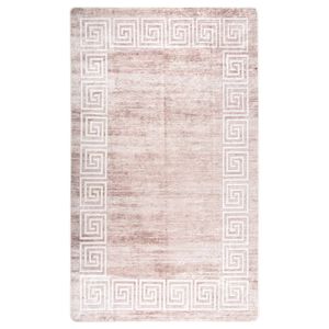 VidaXL Vloerkleed wasbaar anti-slip 120x180 cm beige