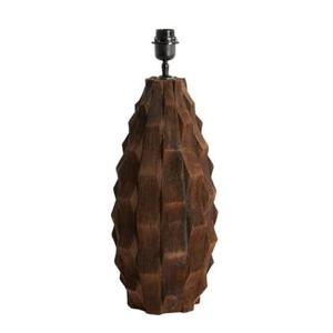 Light&living Lampvoet Ø21x46 cm TAKABE hout chocolade bruin