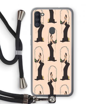 Pop Some Kim: Samsung Galaxy A11 Transparant Hoesje met koord