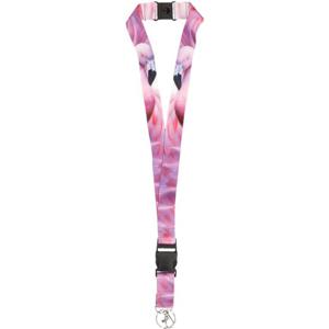 Kettingkoord/sleutelkoord/Lanyard - flamingo - vogel - 50 cm