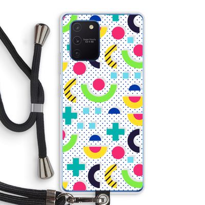 8-bit N°1: Samsung Galaxy Note 10 Lite Transparant Hoesje met koord