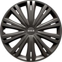 Carpoint Autostyle wieldoppen 15 inch giga antraciet - abs