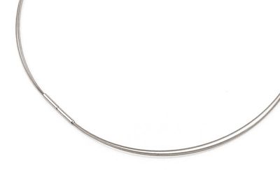 Boccia 0804-01 Ketting staal-titanium zilverkleurig 3 x 0,6 mm