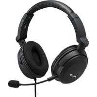 Gamingheadset - THE G-LAB - KORP-CARBON - Zwart - Afneembare microfoon - Compatibel met pc, PlayStation, Xbox