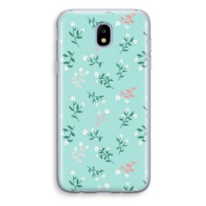 Small white flowers: Samsung Galaxy J5 (2017) Transparant Hoesje