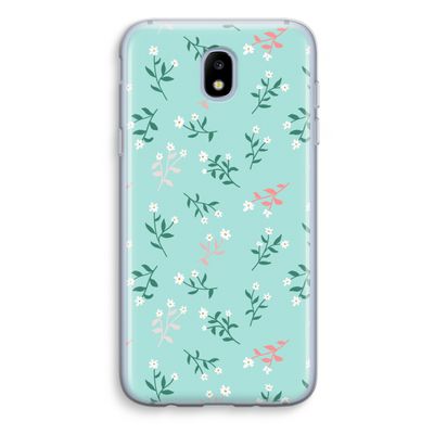 Small white flowers: Samsung Galaxy J5 (2017) Transparant Hoesje