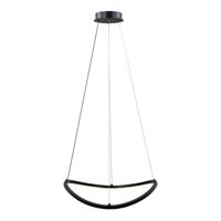 Leen Bakker - Hanglamp Joa LED - Mat - 110xØ52 Cm - Metaal - Zwart