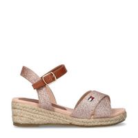Tommy Hilfiger sandalen met glitters roze - thumbnail