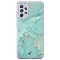Samsung Galaxy A72 siliconen hoesje - Touch of mint