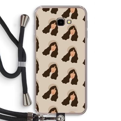 Bonjour mon amour: Samsung Galaxy J4 Plus Transparant Hoesje met koord