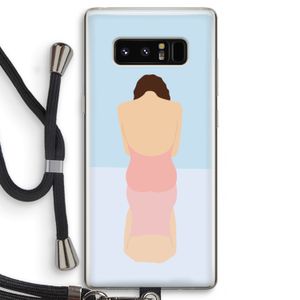 Mirror: Samsung Galaxy Note 8 Transparant Hoesje met koord