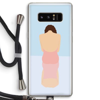 Mirror: Samsung Galaxy Note 8 Transparant Hoesje met koord