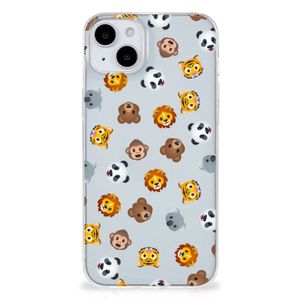 TPU bumper voor iPhone 15 Dieren Emojis