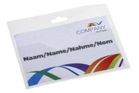 Badge pashouder europel open 90x60mm | 24 stuks