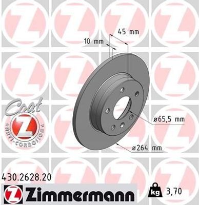 Remschijf Coat Z 430262820