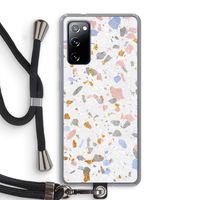 Terrazzo N°8: Samsung Galaxy S20 FE / S20 FE 5G Transparant Hoesje met koord