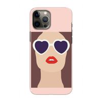 Red lips: Volledig geprint iPhone 12 Hoesje