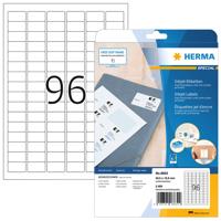 Etiket HERMA 8832 30.5x16.9mm mat wit 2400stuks