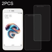 2 stk Xiaomi Mi 5 X / A1 0 26 mm 9H oppervlaktehardheid 2.5D Explosieveilig volledig scherm getemperd glas scherm Film