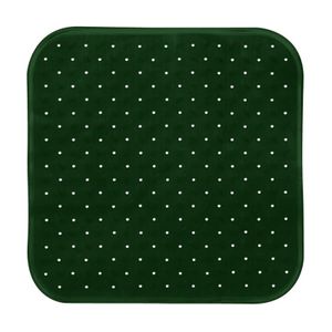 Douche/bad anti-slip mat badkamer - rubber - groen - 54 x 54 cm - vierkant