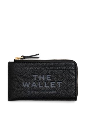 Marc Jacobs portefeuille zippé The Leather - Noir
