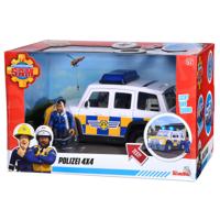 Simba Brandweerman sam politieauto met speelfiguur Simba Brandweerman sam politieauto met speelfiguur