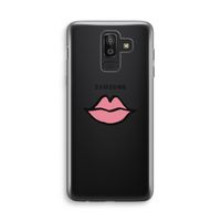 Kusje: Samsung Galaxy J8 (2018) Transparant Hoesje