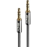 Lindy 35320 audio kabel 0,5 m 3.5mm Antraciet - thumbnail