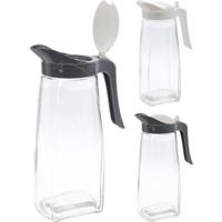 Schenkkan glas 1500ml 2 ass. kleur