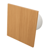 Whisper Pro-design Badkamerventilator - Ø125mm - Aan/uit - Vlak Hout