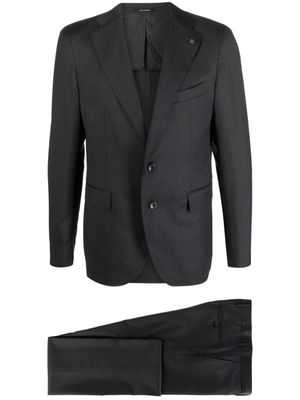 Tagliatore costume à simple boutonnage en laine vierge - Gris