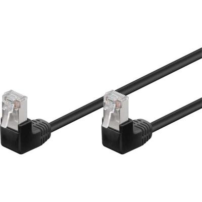 goobay Patchkabel Cat 5e 2x90° F/UTP 3m