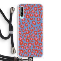 Leopard blue: Huawei P Smart Pro Transparant Hoesje met koord
