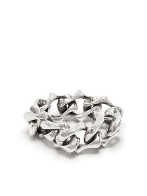 Emanuele Bicocchi bague à maillons de chaîne - Argent