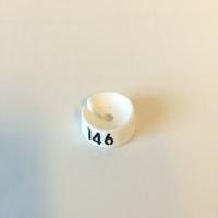 MB wit/zwart 146 voor op kledinghanger