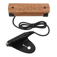 Boston SHP-250 Klankgat Element voor Akoestische Gitaar met Externe Jack - Bubinga