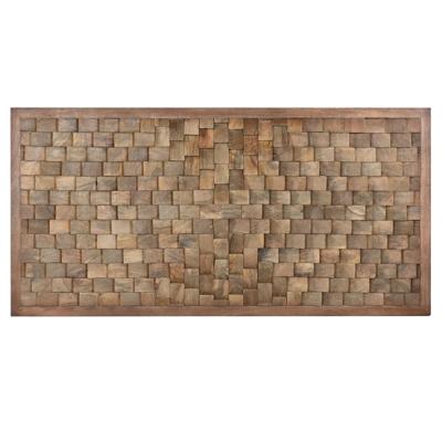 Hoofdbord Home ESPRIT Natuurlijk Mangohout 160 x 5 x 80 cm