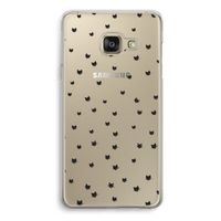 Kleine kattenkopjes: Samsung A3 (2017) Transparant Hoesje