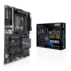 Asus WS C422 SAGE/10G Moederbord Socket Intel 2066 Vormfactor CEB Moederbord chipset Intel® C422