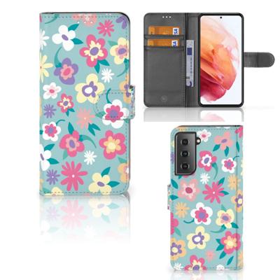 Samsung Galaxy S21 Hoesje Flower Power Samsung Galaxy S21 Hoesje Flower Power