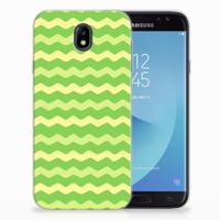 Samsung Galaxy J7 2017 | J7 Pro | TPU bumper | Waves Green
